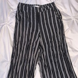Striped hollister pants size xs